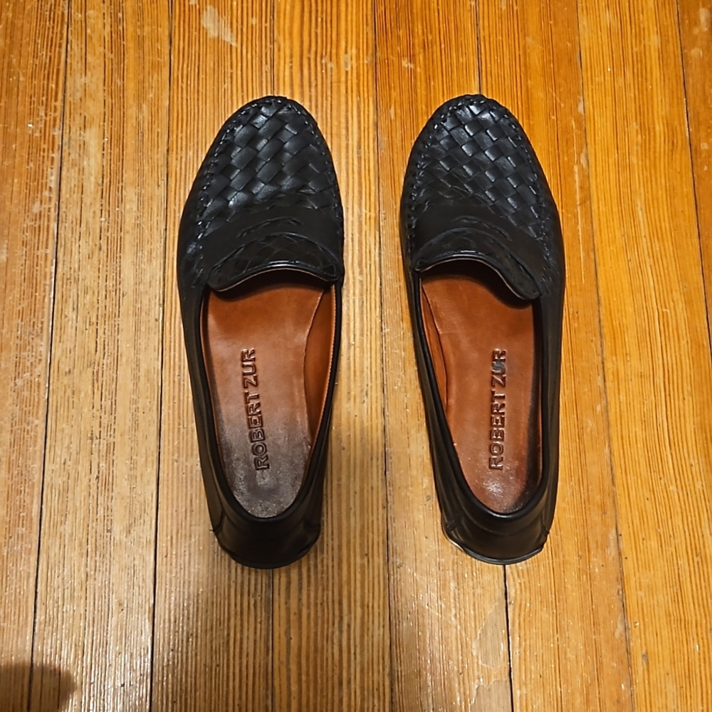 Robert Zur Black Loafers